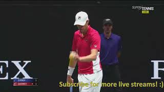 ALEXANDER ZVEREV vs SAM QUERREY LAVER CUP 2017 FU...