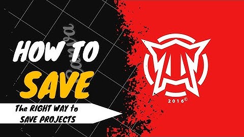 HOW TO SAVE A PROJECT IN INFINITE DESIGN