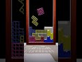 Tetris Softbody Mesh / Blender Animation 009 #softbody #games #tetris #gamingshorts #puzzle