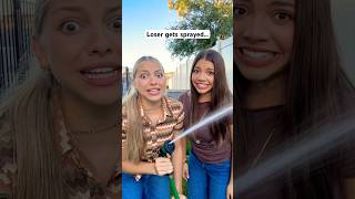 LOSER gets sprayed… 😱👀🌊 | Gabriella Triple Charm #shorts