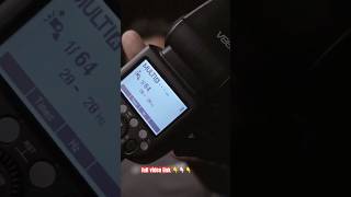 How to set multi flash settings🔥 v860iii #flashphotography #multiflash #photography #godoxv860iii