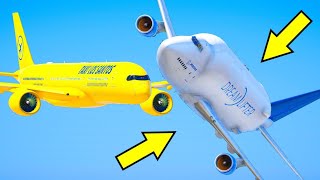 Airplanes Crashing Mid Air And Making Emergency Landing | Forced To Land Gta-5
