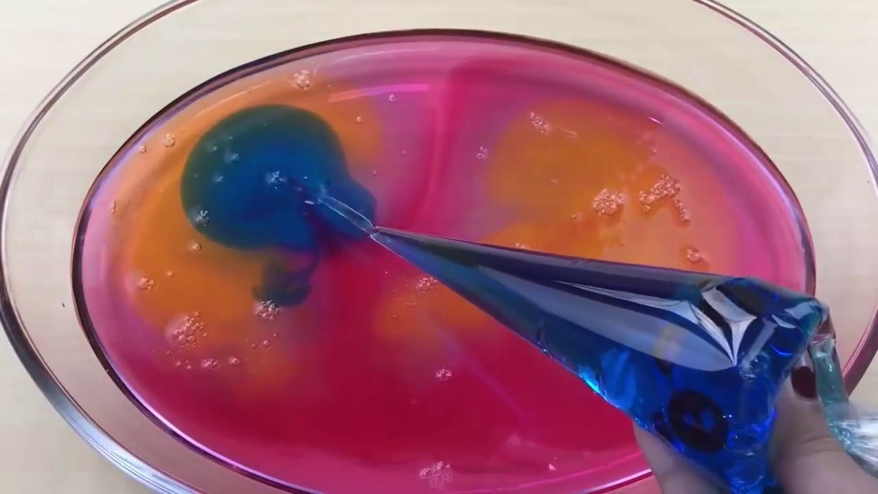 SLIME ASMR REVERSE | Making Super Clear Slime With Piping Bags | Satisfying Clear Slime #10