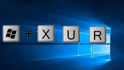 How to Restart Computer using Keyboard Shortcut on Windows 10