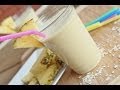 Healthy Pina Colada Breakfast Smoothie