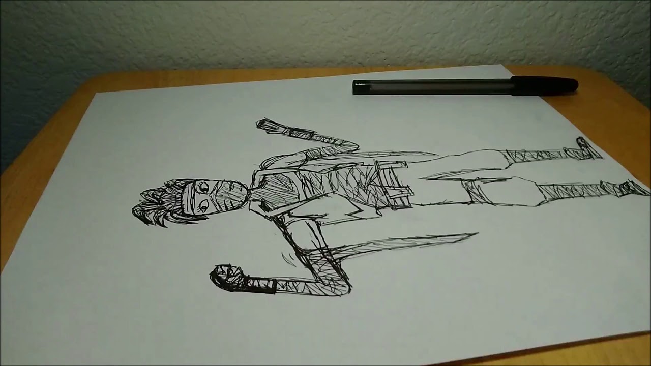 Fortnite Kuno Skin Drawing Time Lapse YouTube