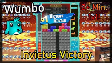 Tetris 99 - Insane Invictus Win - 2+ Minute 1v1