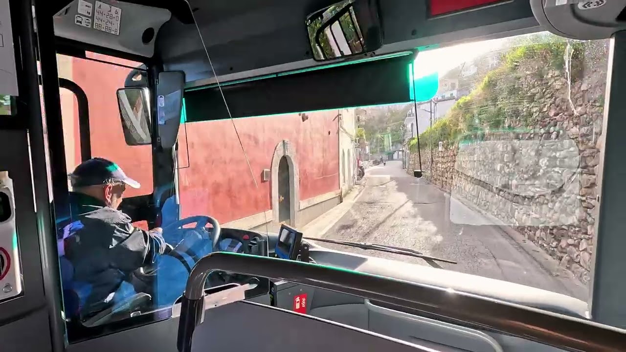 Driving the Amalfi Coast in Italy 4K