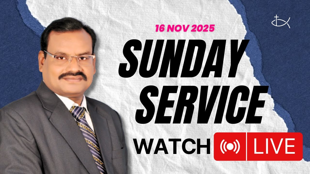 🔴 LIVE Church Service Today | Sunday 16 Nov 2025 | Dr Joseph Palangi.