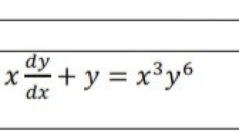 [21mat11] Model Question Paper 1- (Q.5a) | Bernoulli