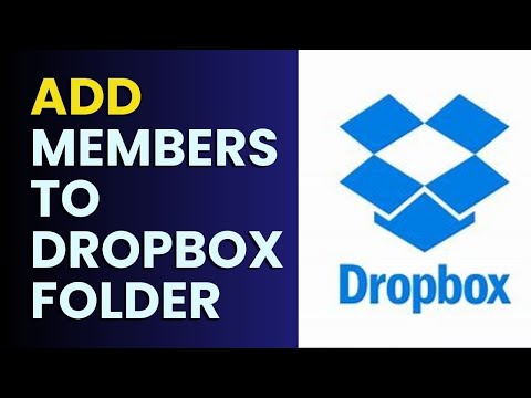 How to Add Members to Dropbox Folder 2024?