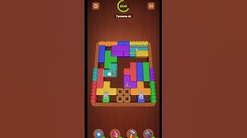 Wood Block Jam #83#funny game #shorts