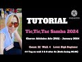 Tictictac samba 2024  line dance  tutorial  choreoadelaine ade ina  january 2024