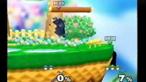 DDRKirby(ISQ) - 2-20-11 - SSBM - Green(Marth) vs. Blue(Marth)