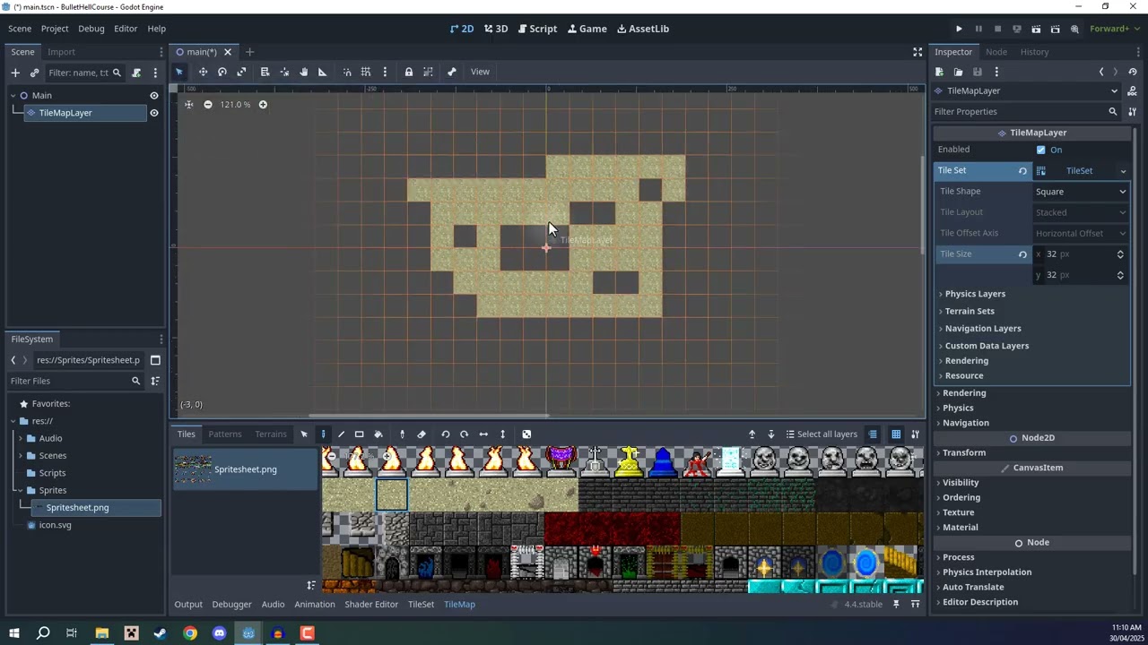 04 Tilemap | Free Course | Design How to Make Game in Godot |