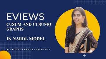 CUSUM and CUSUMQ Graphs for NARDL Model using EViews (Part 4/5) || EViews Tutorials