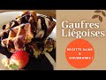 RECETTE GAUFRES LIÉGOISES SAINES &amp; GOURMANDES ! Healthy food