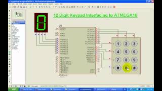 4*3 Keypad Interfacing to Microcontroller