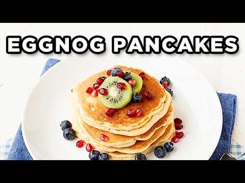 Eggnog Pancakes Recipe