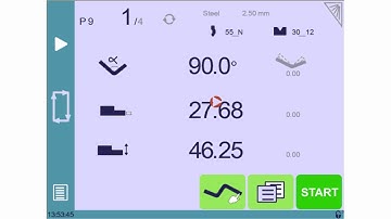 Cybelec CT8 CNC system, language setting