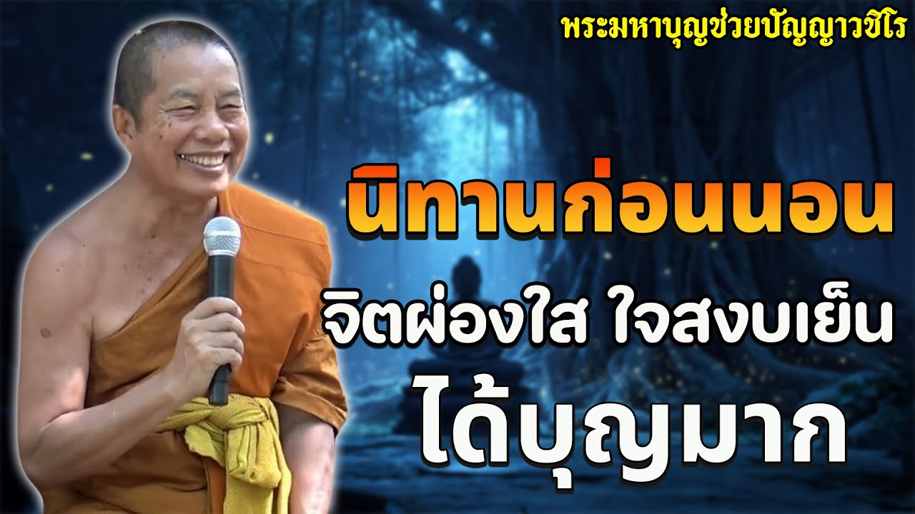 ฟังธรรมะก่อนนอน🙏เข้าใจชีวิต ไม่ทุกข์ ได้บุญมาก ใจสบาย💤 พระพุทธศาสนาอยู่ในใจ #พระมหาบุญช่วยปัญญาวชิโ
