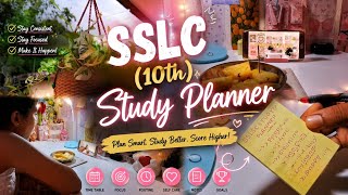 SSLC(10th) Study Planner making.!!📍🙈📚(Malayalam)State sslc grader🤍@Navami_Ranish  #vlog #sslc #study