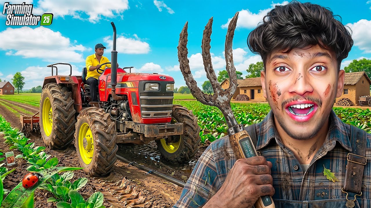 I BECOME A FARMER!🧑‍🌾 Farming Simulator 2025