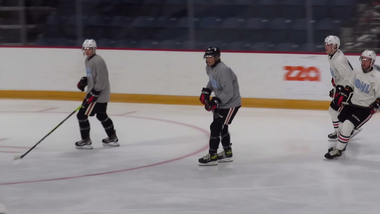 Ryan Struthers at the Niagara IceDogs Training Camp