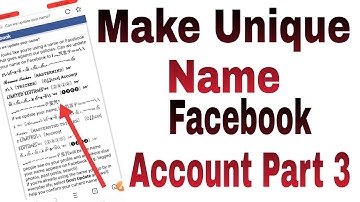 How to Make Unique Name Facebook account Trick 2020 ( Technical Yousaf )