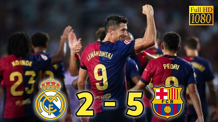 Real Madrid vs Barcelona 2-5 II Highlights & Goals II Final Supercopa 2025 II big Match Elclasico