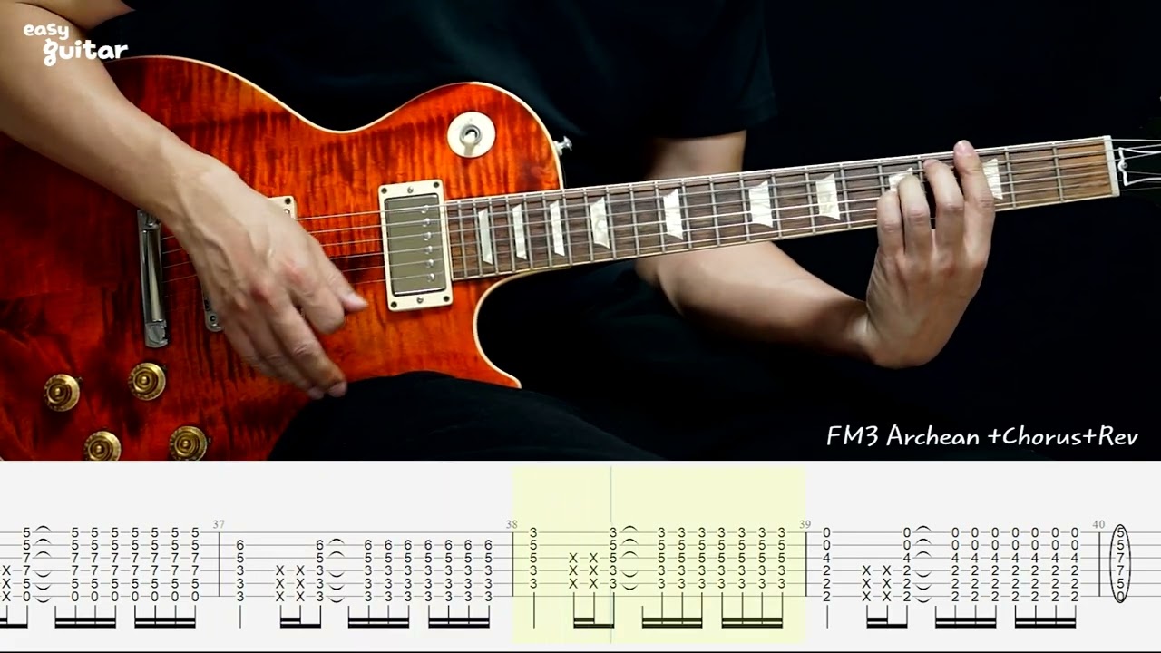 Creed - With Arms Wide Open Guitar Lesson With Tab(Slow Tempo)