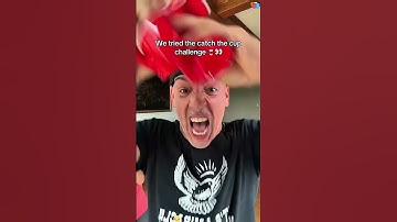 Catch the cup challenge 😂#funny #prankvideo #youtube #couple