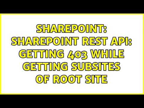 Sharepoint: SharePoint ReST API: Getting 403 while getting subsites of root site