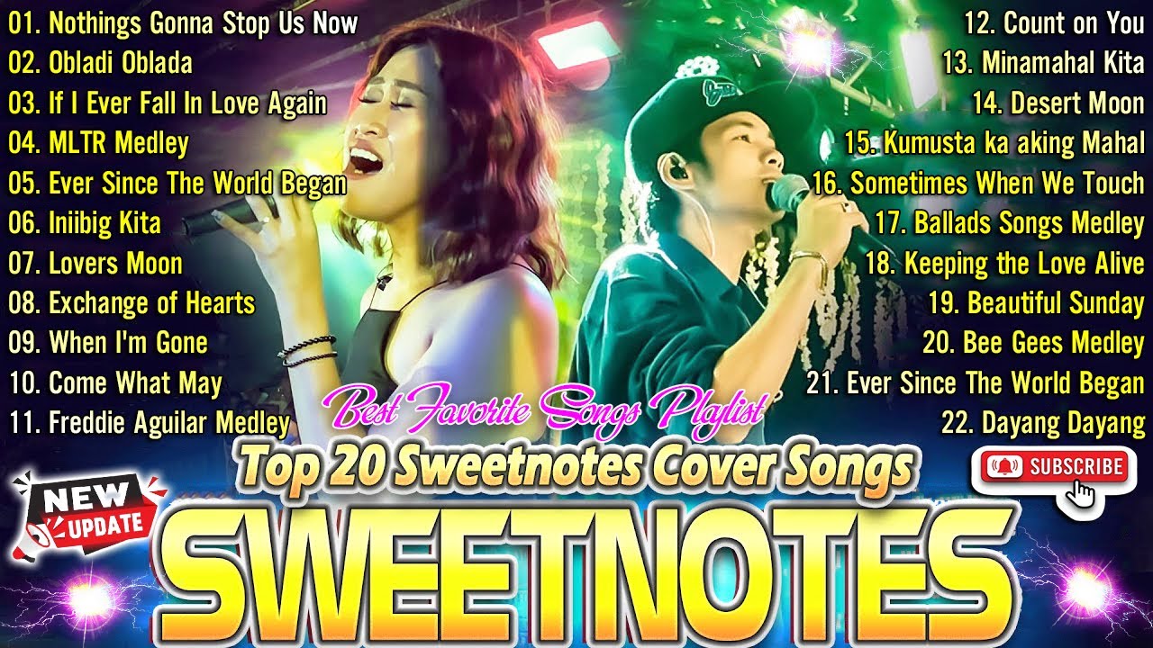 Sweetnotes SWEETNOTES Nonstop Love Songs Medley 2025🔥Best OPM of Sweetnotes💋 ...