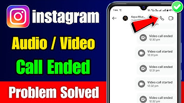 Instagram audio call video call ended problem 2025 | What to do if call is not connecting from In...