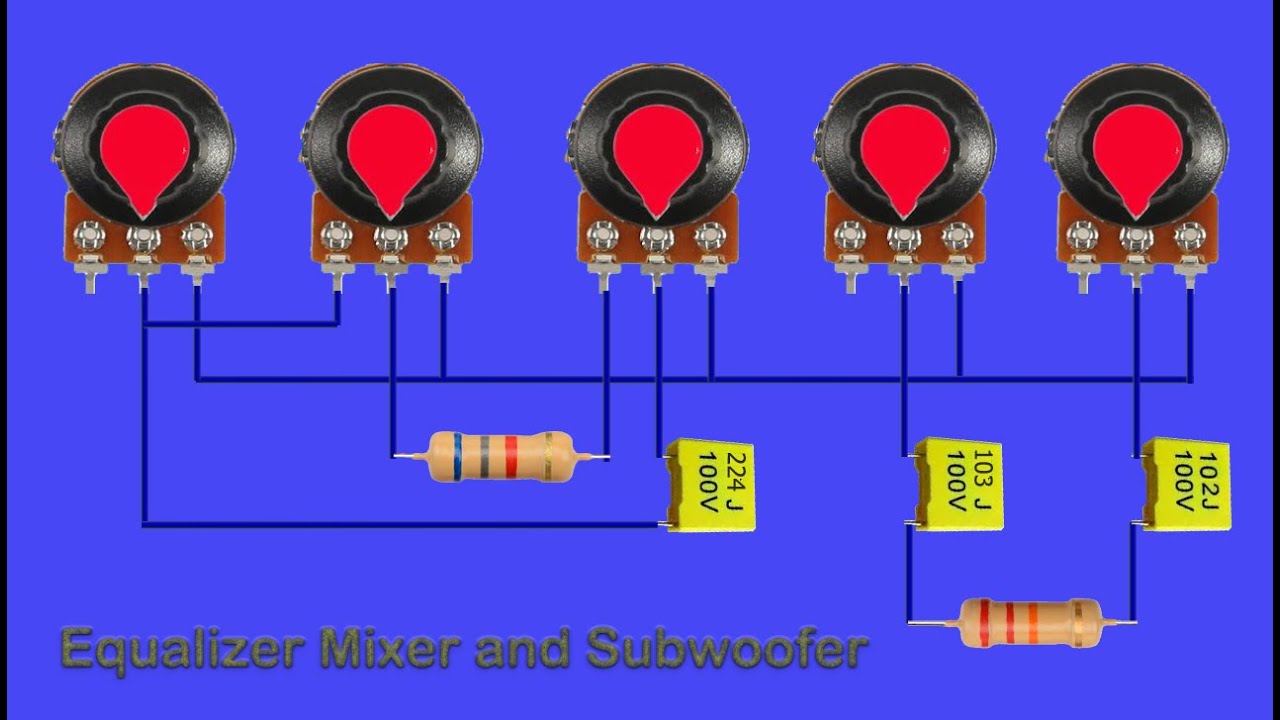 Montage van een AMPLIFIER-BOOSTER of EQUALIZER op een 5W transistor  autoradio, Equalizer / versterker