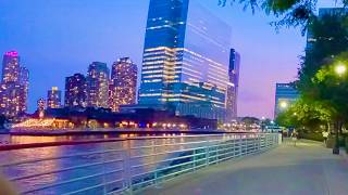 Downtown Jersey City after Sunset (GoPro Mission 1 Low Light video)