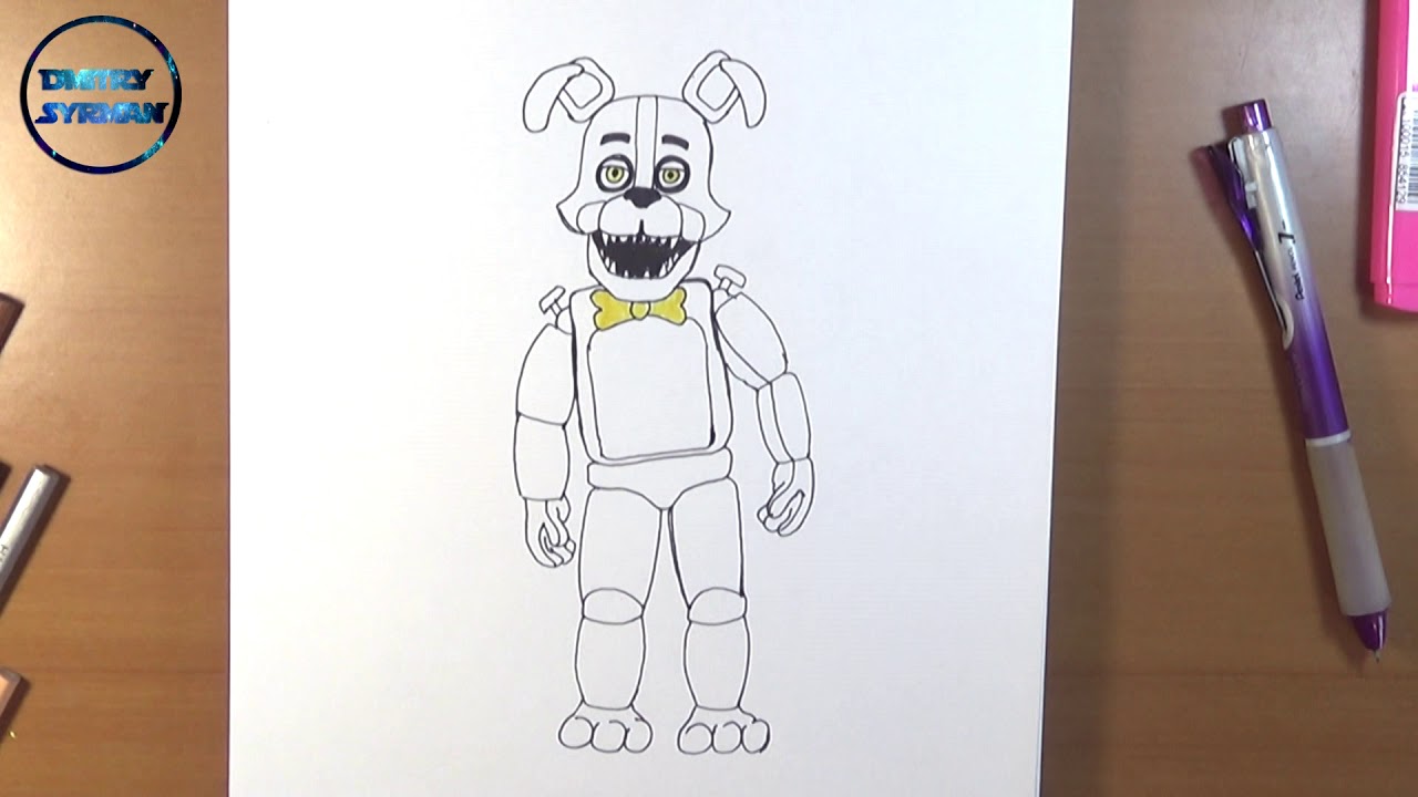 Как рисовать всех аниматроников