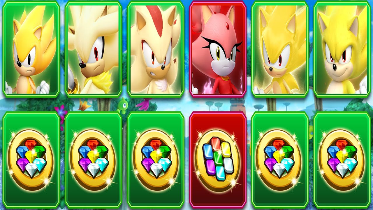 Sonic Forces Speed Battle All Super Characters - Super Burning Blaze New Character Unlocked Gameplay