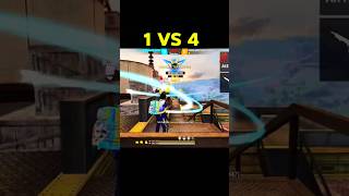 1 VS 4 Shanti bhai gaming 😱 free fire ❤️#bairi #song #trending #gaming #shorts