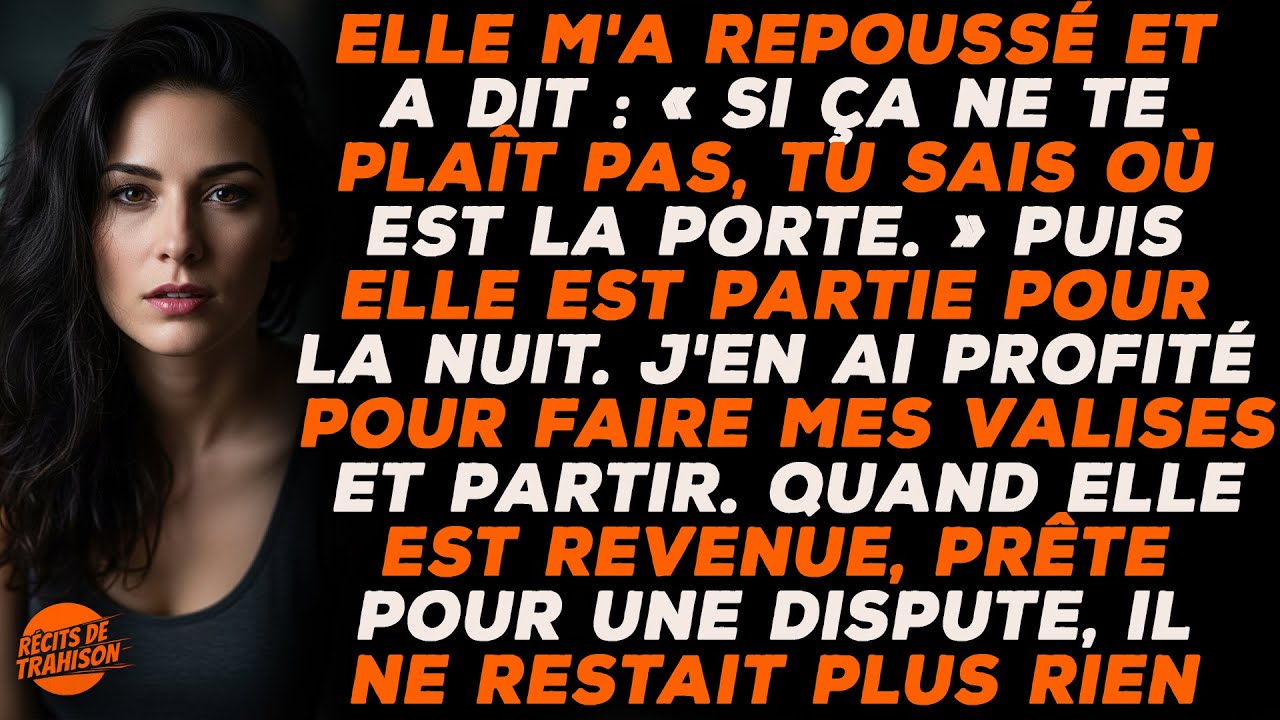 Je Pouvais Partir Si Ça Ne Me Plaisait Pas, Alors J’ai Pris Une Décision Qui A Changé Notre Avenir.