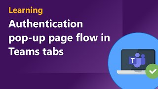 Authentication pop-up page flow in Teams tabs