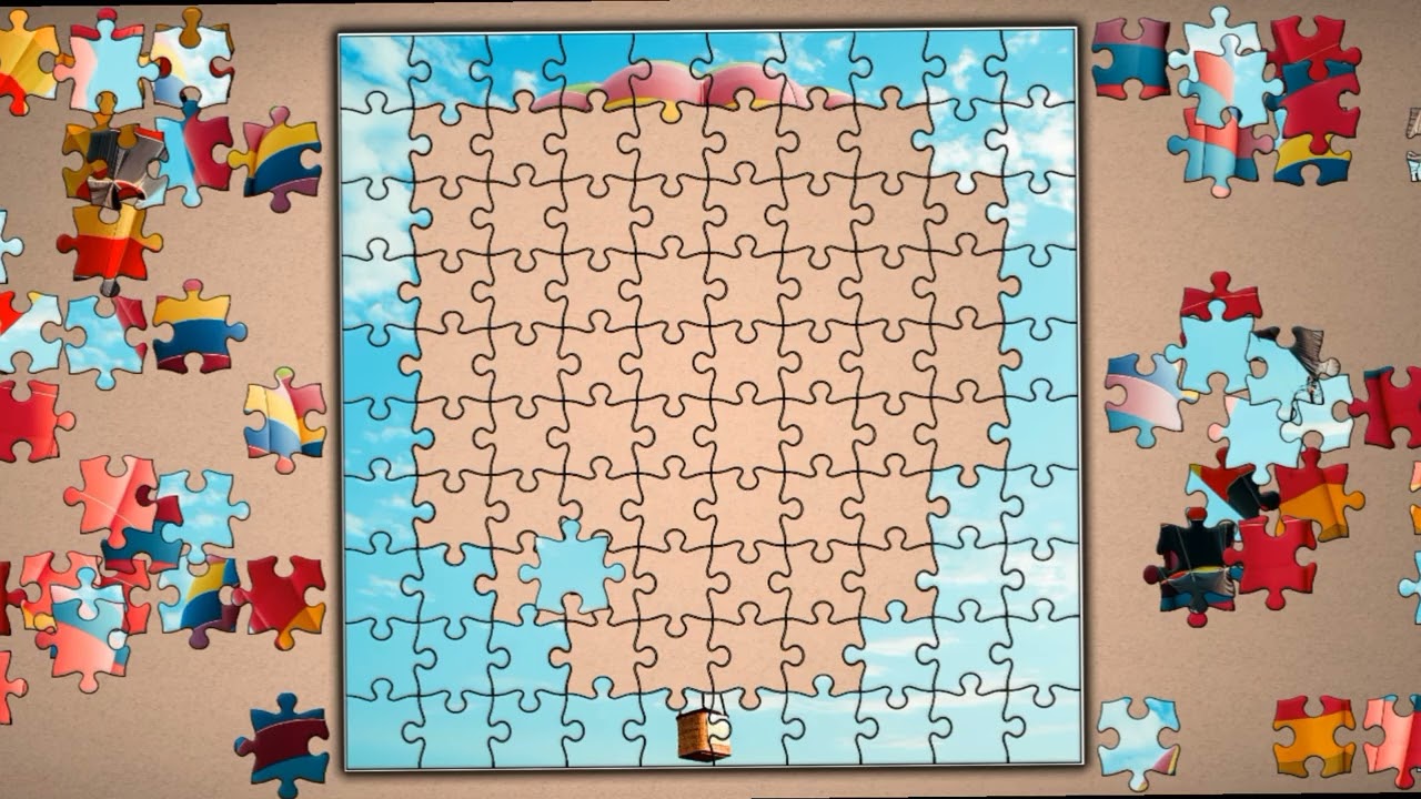 Beautiful Hot Air Balloon😊❤️ jigsaw puzzle🧩🧩 || @funpuzzle1122 