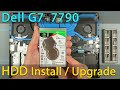 Dell G7 install Hard Drive or SSD