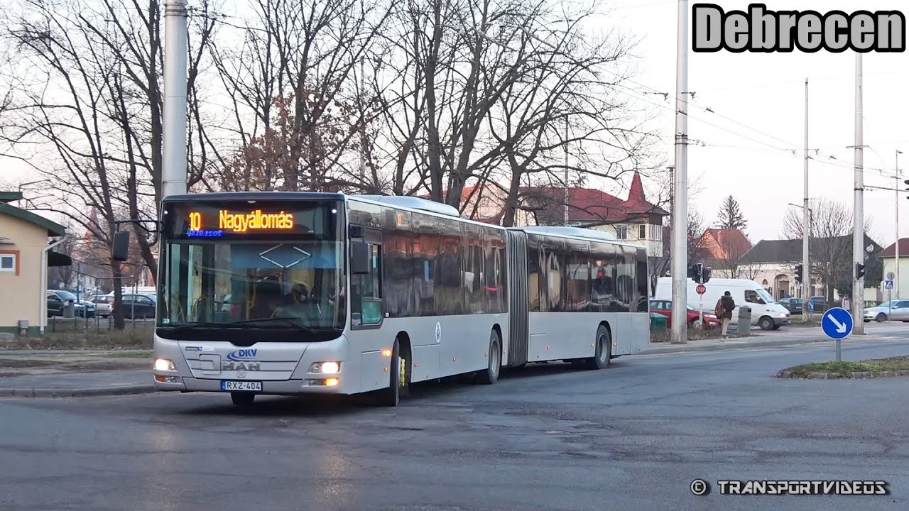 2021.02.23. - RXZ-402 és RXZ-404 (MAN Lion's City GL) a Segner téren Debrecenben