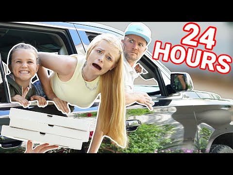 24 Hour Overnight In Car Challenge In Mexico! | Family Fizz