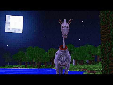 there's a horse chasing me in minecraft...