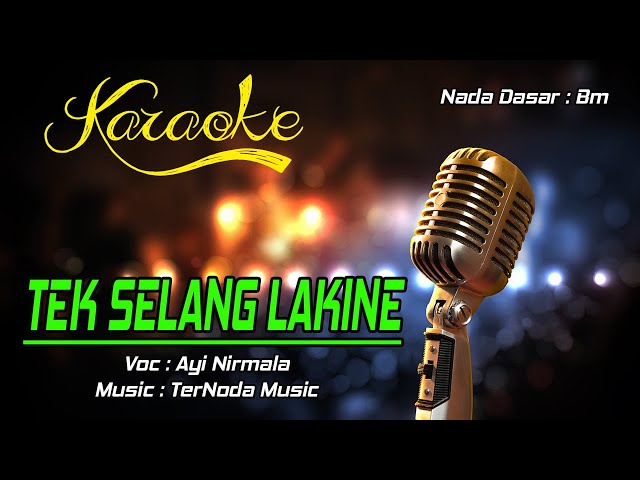 Karaoke TEK SELANG LAKINE - Ayi Nirmala class=