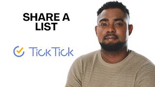 How to Share a List (TickTick Tutorial for Beginners)