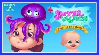 Animal Doctor Care Baby Play Dress Up Games - Summer Vacation Fun At The Beach Game For Kids screenshot 1